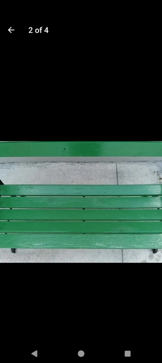 Cast iron garden bench - Image 3