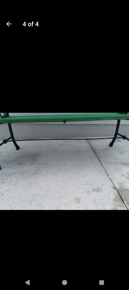 Cast iron garden bench - Image 4