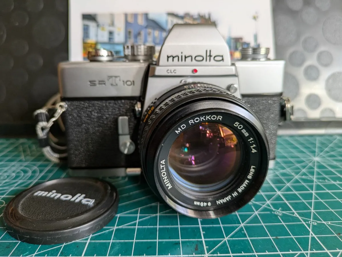 Minolta SRT 101 + MD Rokkor 50mm 1.4 - Image 1