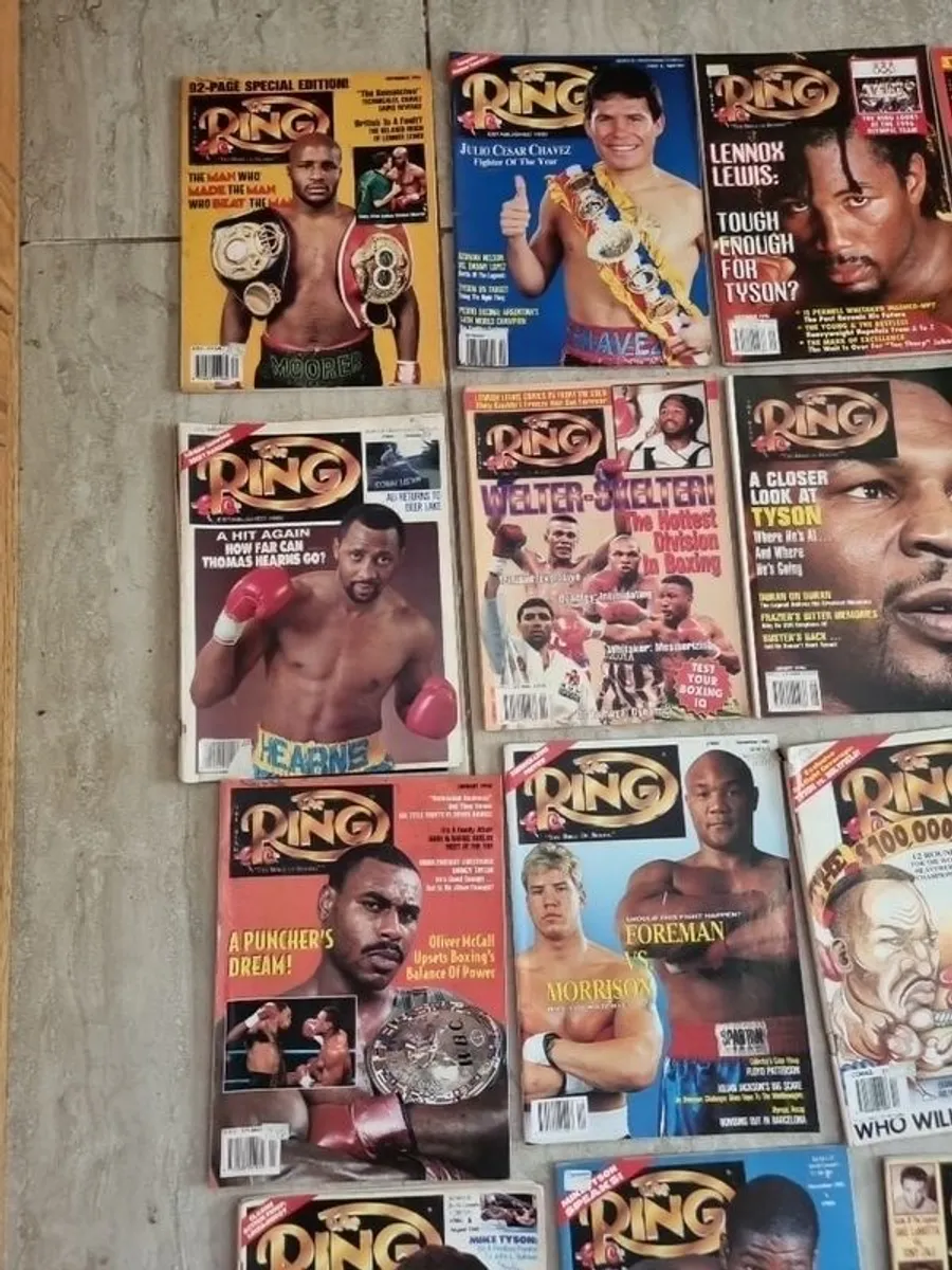 Huge collection of Ring boxing magazine. 64 in total. From 1990 to 1998 - Image 2