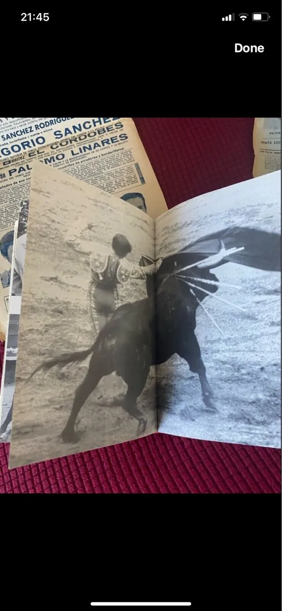 Vintage Spanish Bullfighting Memorabilia - Image 4