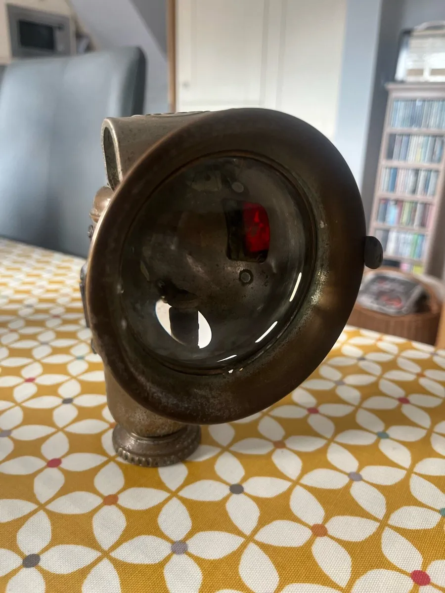 Antique Carbide Bicycle Lamp - Image 2