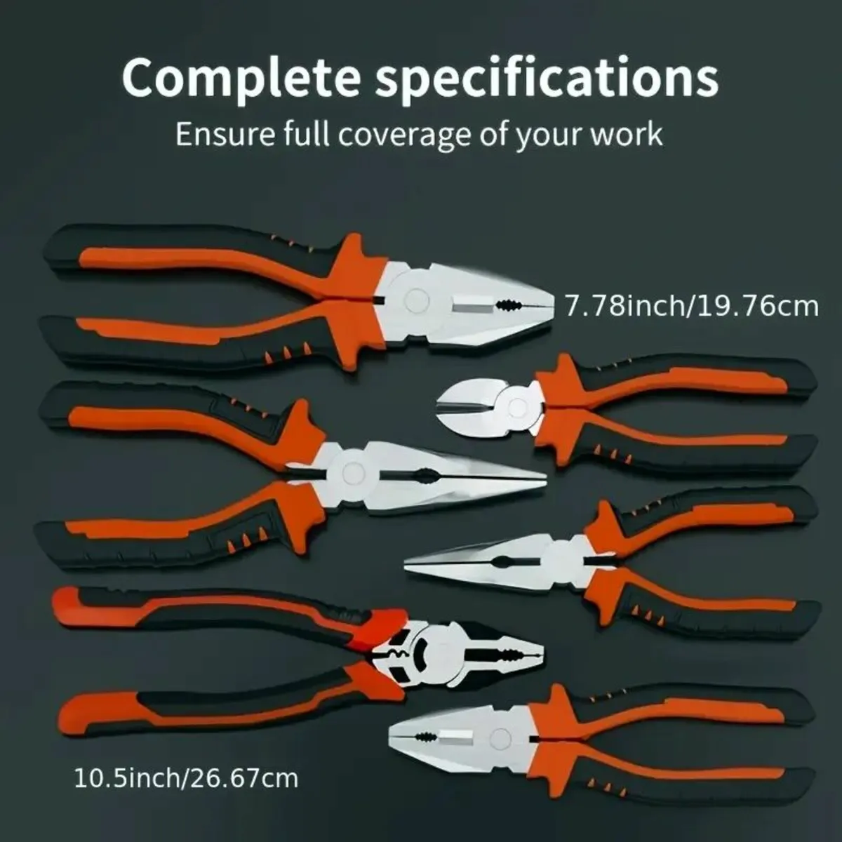 Chrome Vanadium Steel Slip-Joint Pliers - Image 1