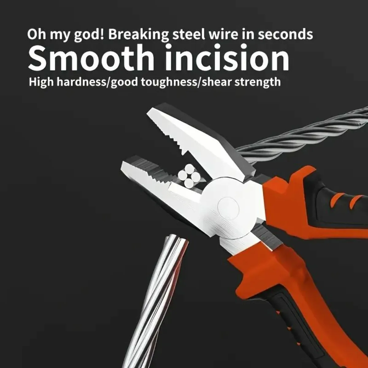 Chrome Vanadium Steel Slip-Joint Pliers - Image 4