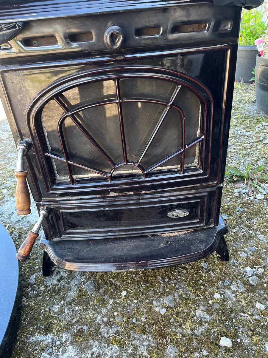 Back boiler stove  and granite for sale - Image 1
