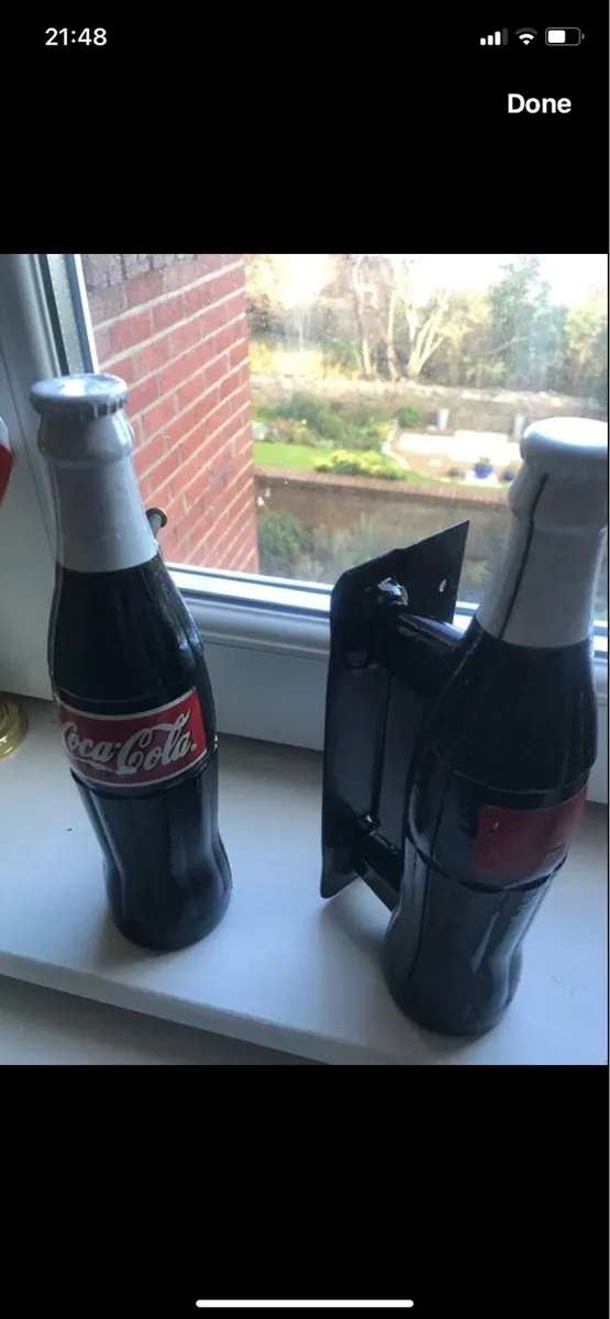 Very Rare Coca Cola Metal Door Handles - Image 4
