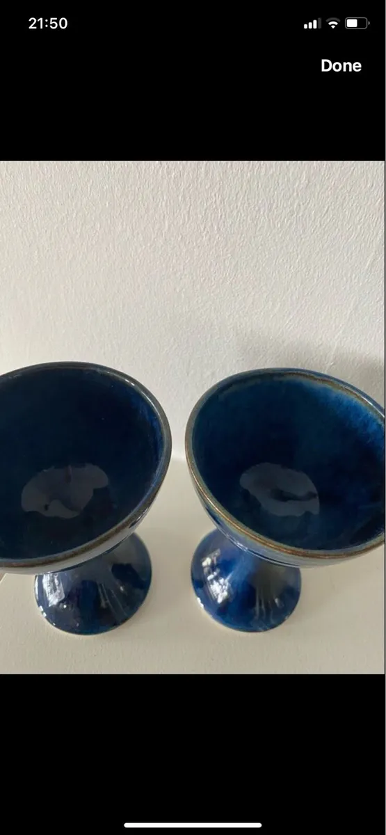 Louis Mulcahy Goblet Pair - Image 2