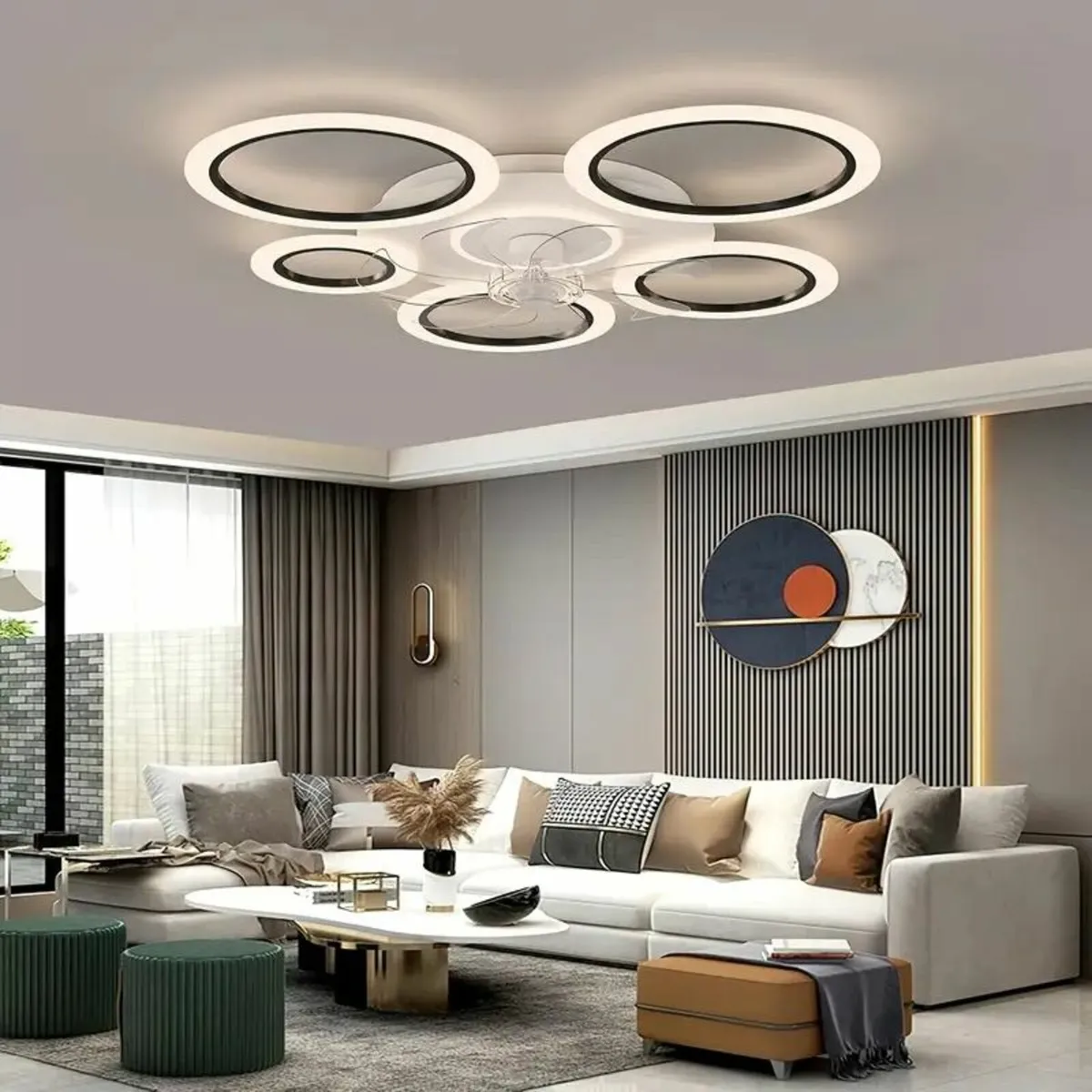 Adjustable Color Temperature Ceiling Fan - Image 3