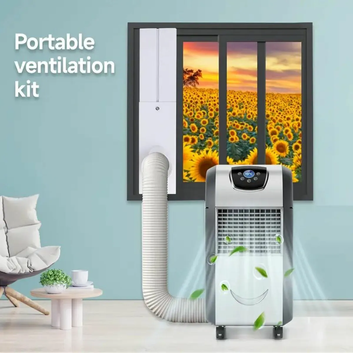 Portable Air Conditioner Window Kit - Image 1