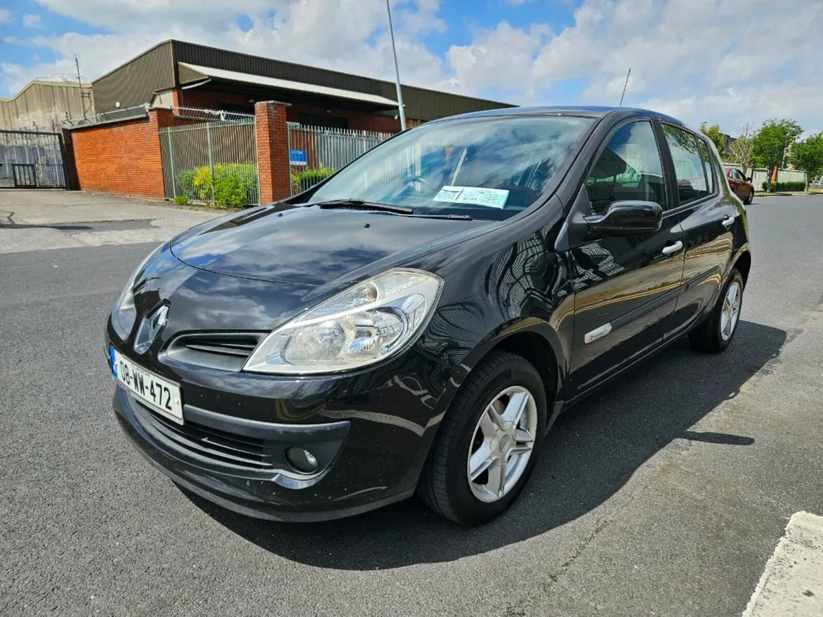 2008 Reanult Clio 1.2 petrol NEW NCT - Image 1