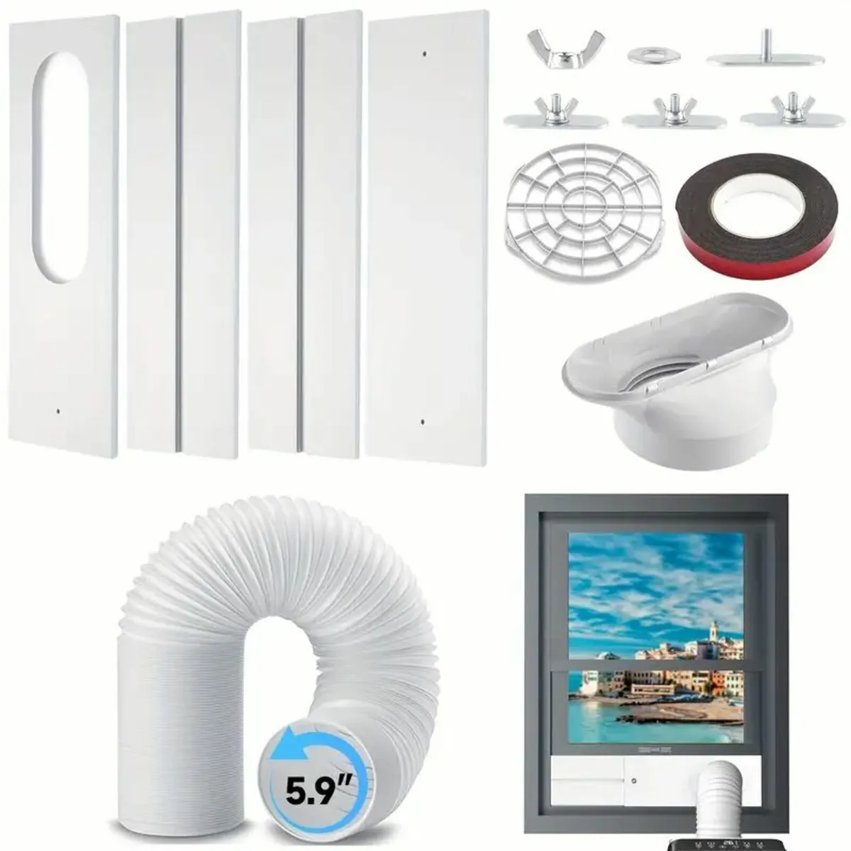 Portable Air Conditioner Window Kit - Image 3