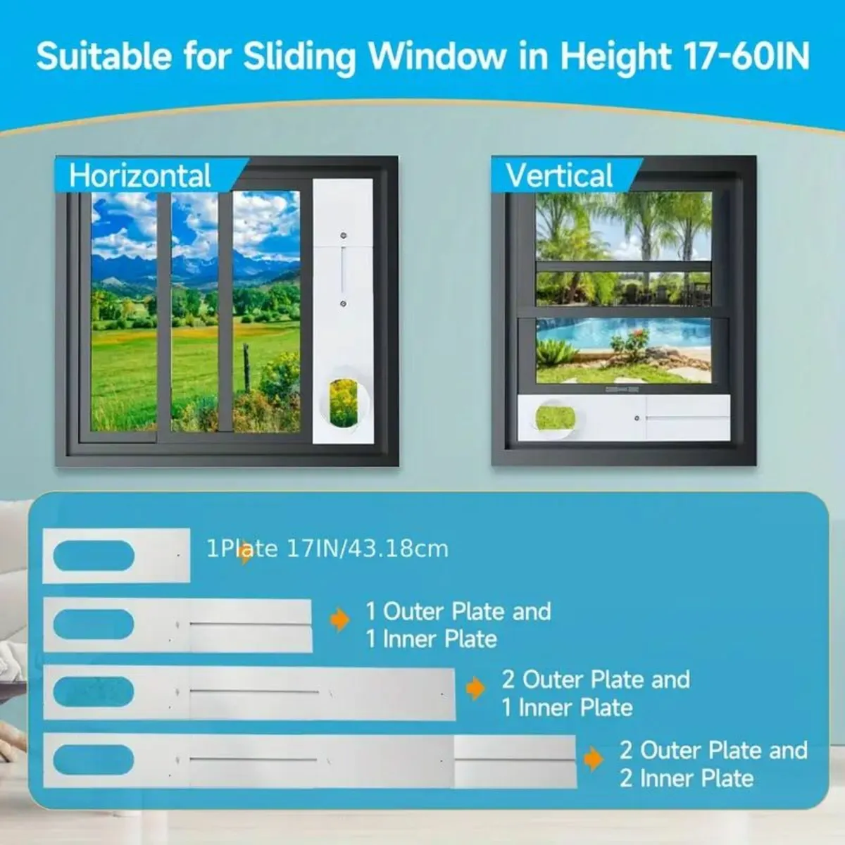 Portable Air Conditioner Window Kit - Image 4