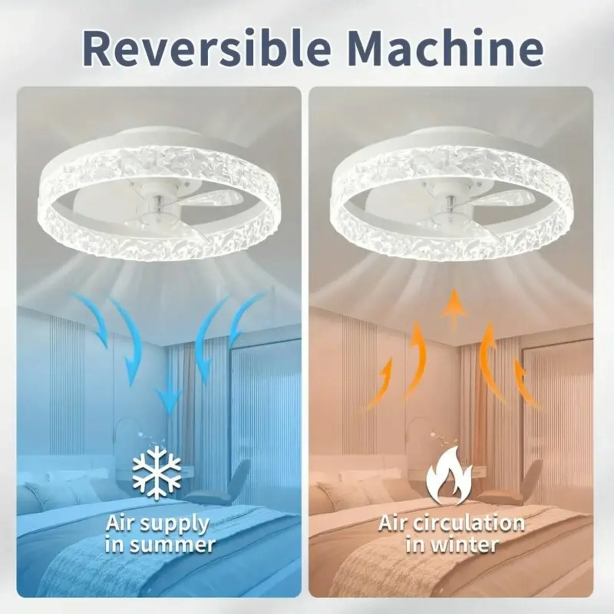 1 Ceiling Fan Light with Remote Control - Image 4