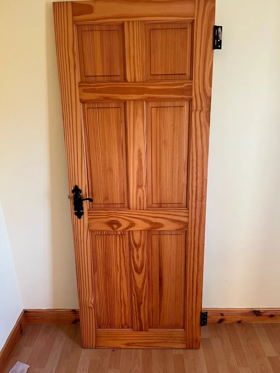 6 Panel Solid Pine Doors - Image 1
