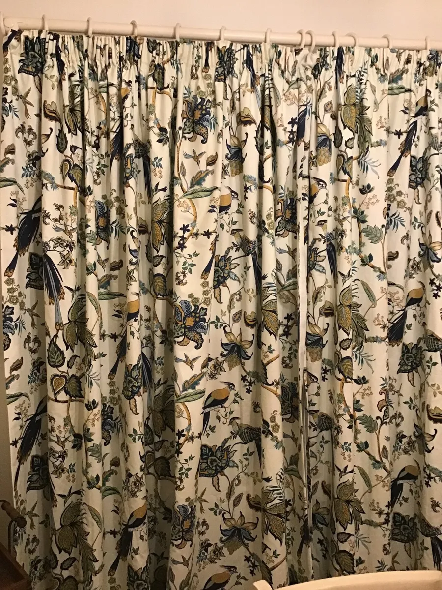 Designer Curtains 90” x 90” - Image 1