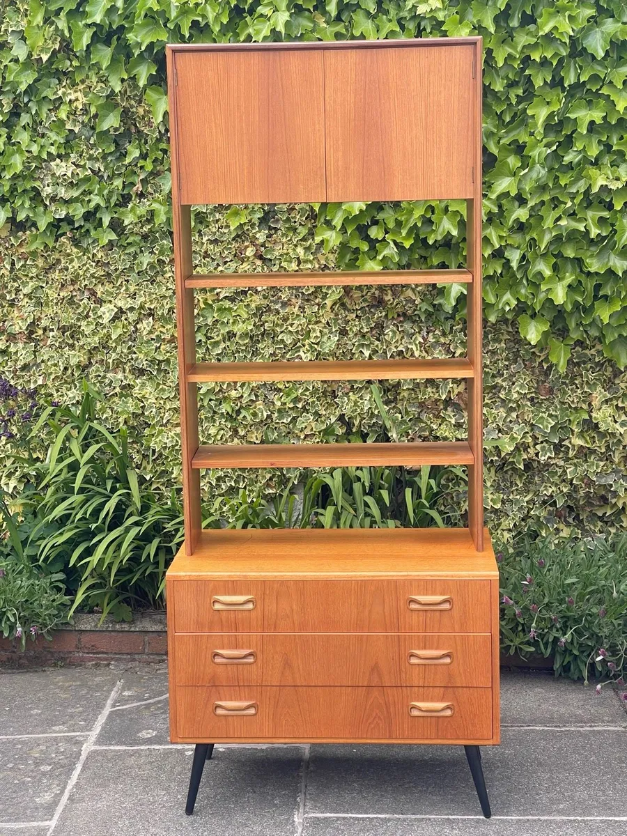 Mid century G plan book & chest - Image 1