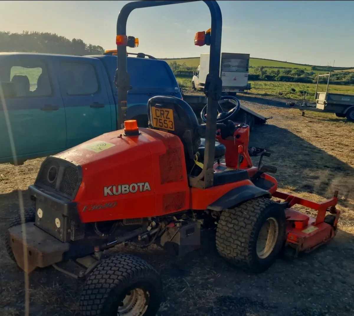 Kubota outfront 36hp ride on mower lawnmower - Image 2