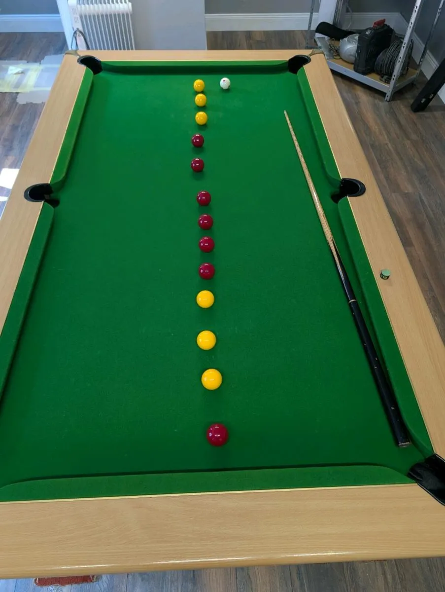 Super League Pool Table 7x4 - Image 1