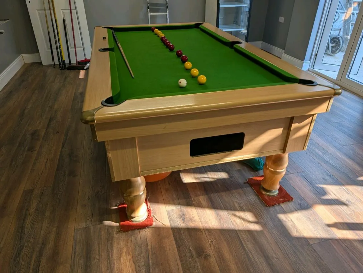 Super League Pool Table 7x4 - Image 2