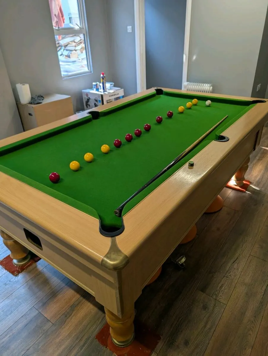 Super League Pool Table 7x4 - Image 4