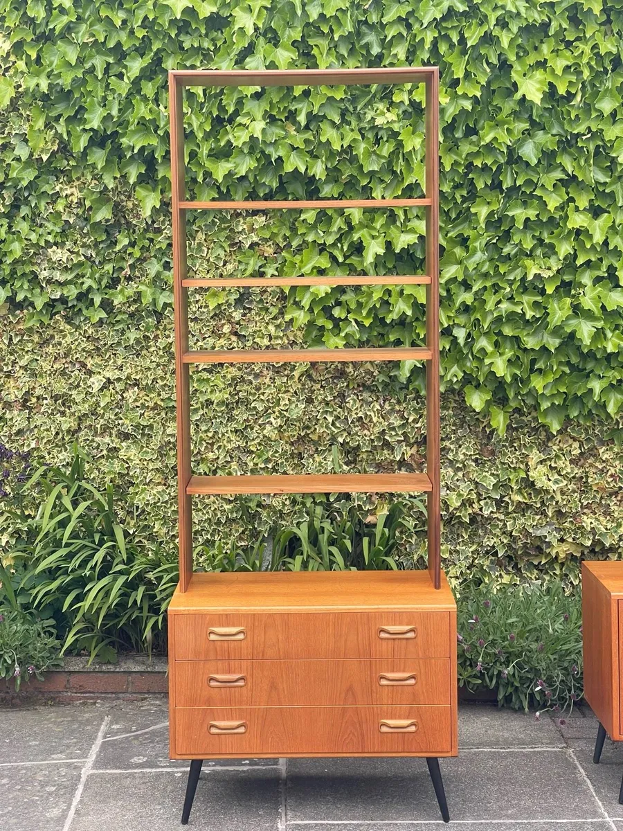 Mid century G Plan book & chest