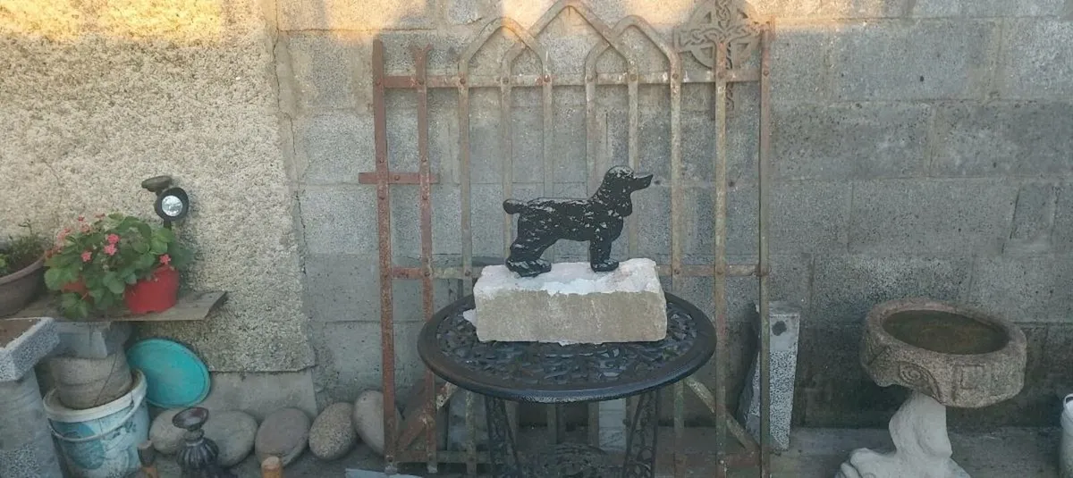Black dog boot scraper - Image 2