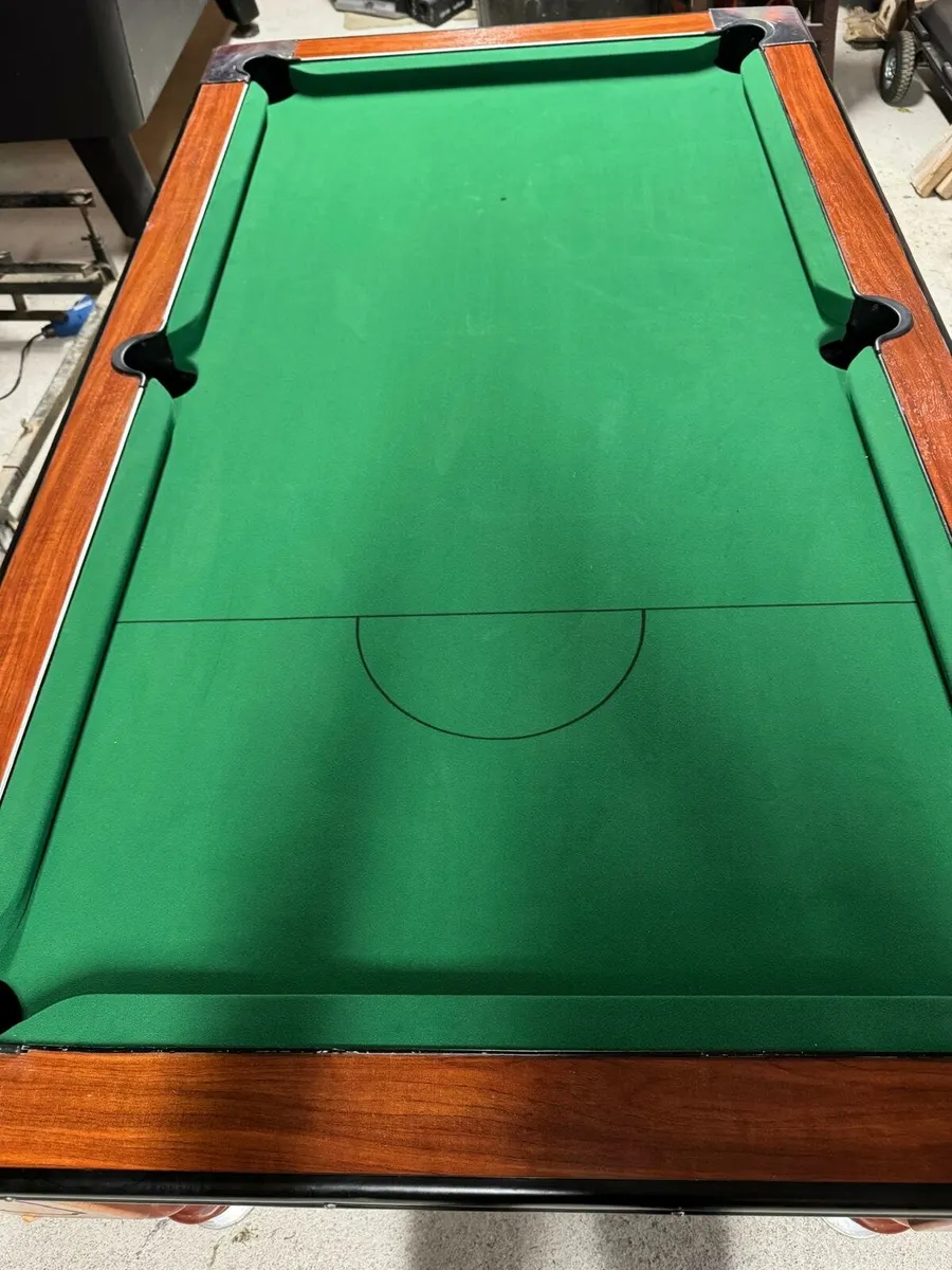 6x3 slate bed pool table - Image 3