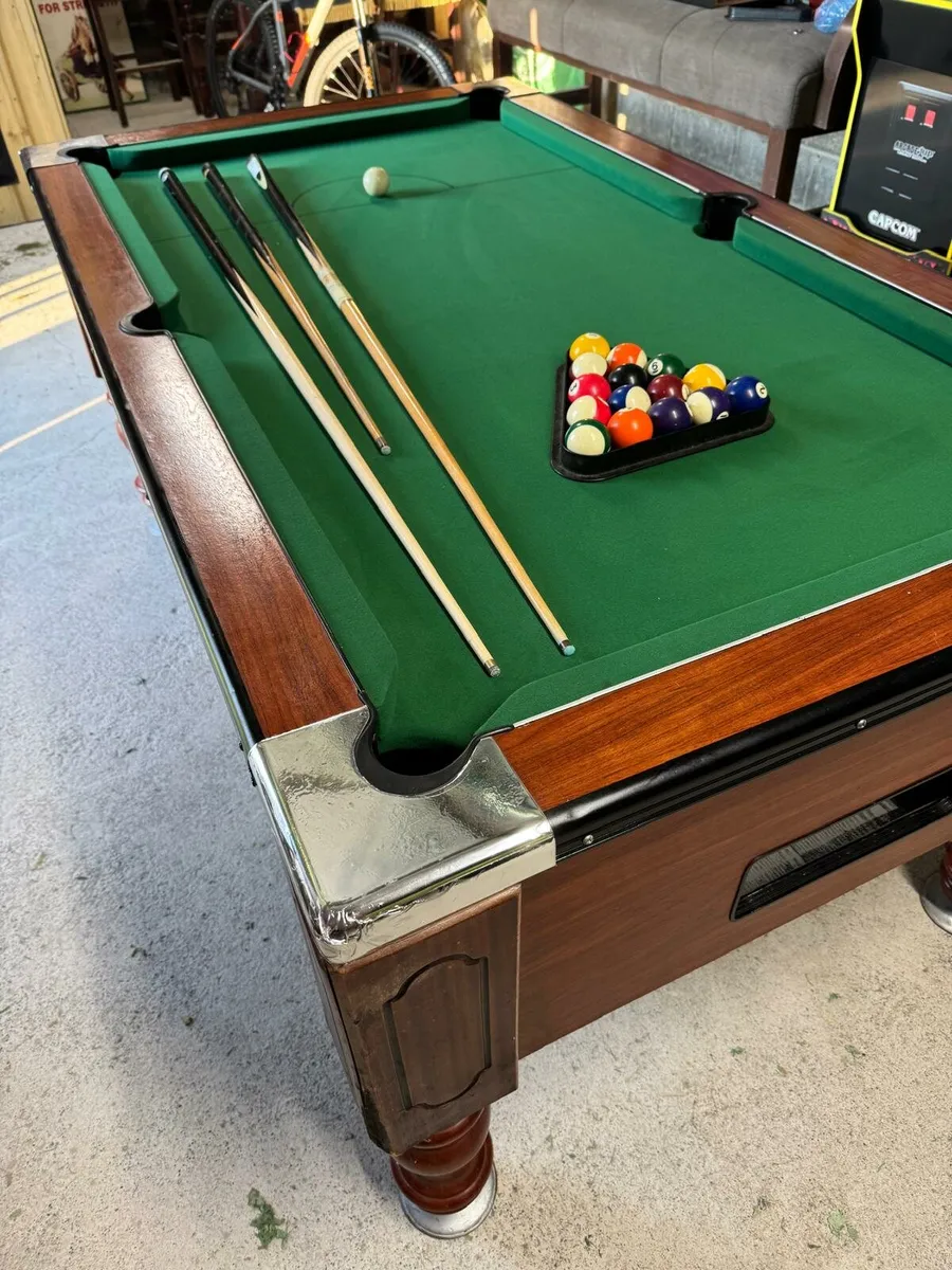 6x3 slate bed pool table - Image 4