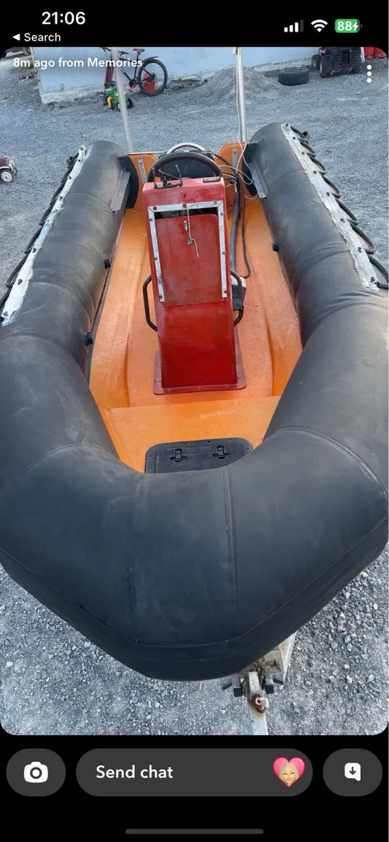 5 metre Humber rib & trailer - Image 2