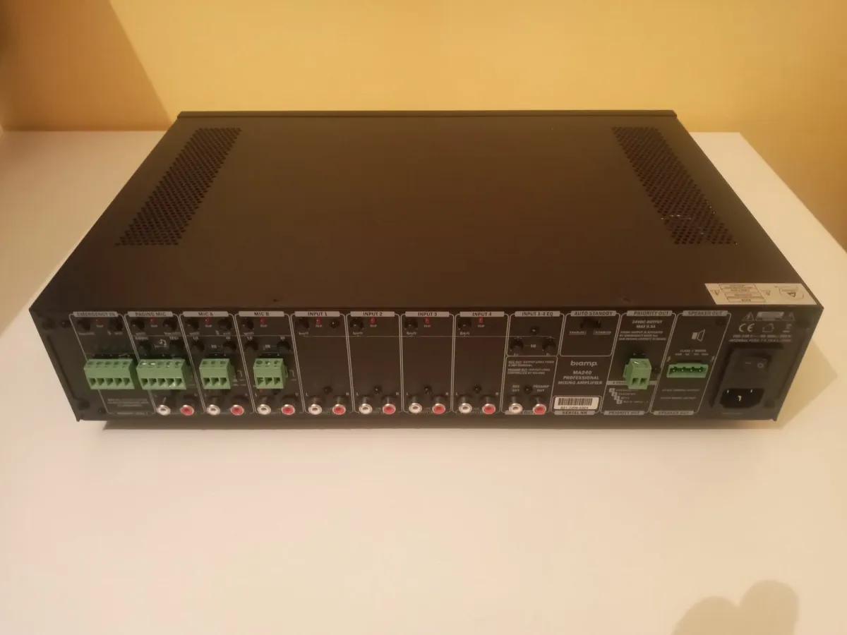 Delivery ‐ Biamp MA240 Pro Mixing Amplifier - Image 3