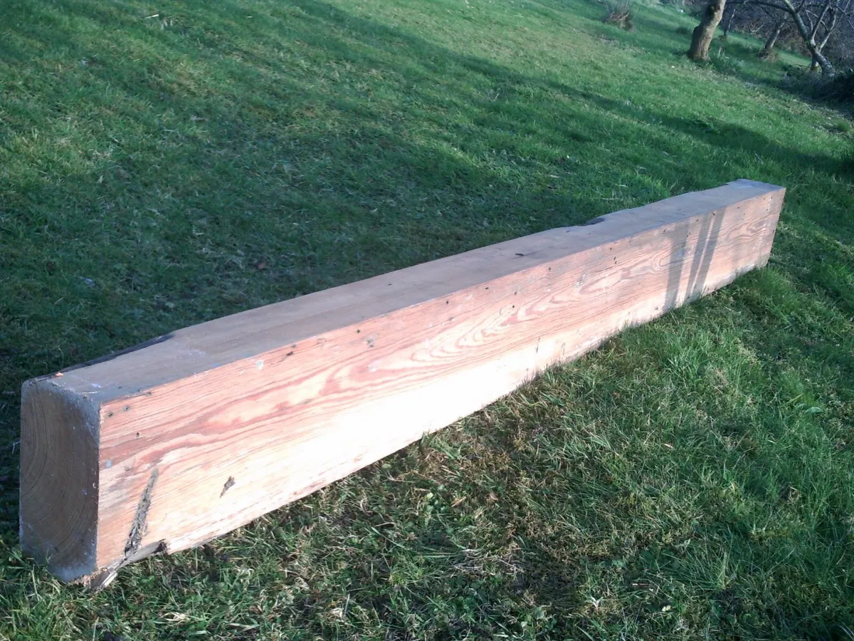 solid pitch pine beam