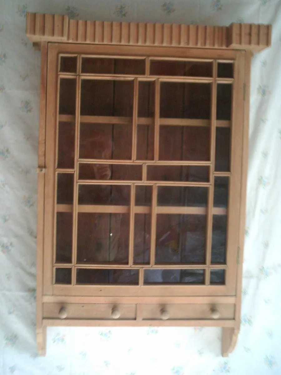 antique wall cabinet