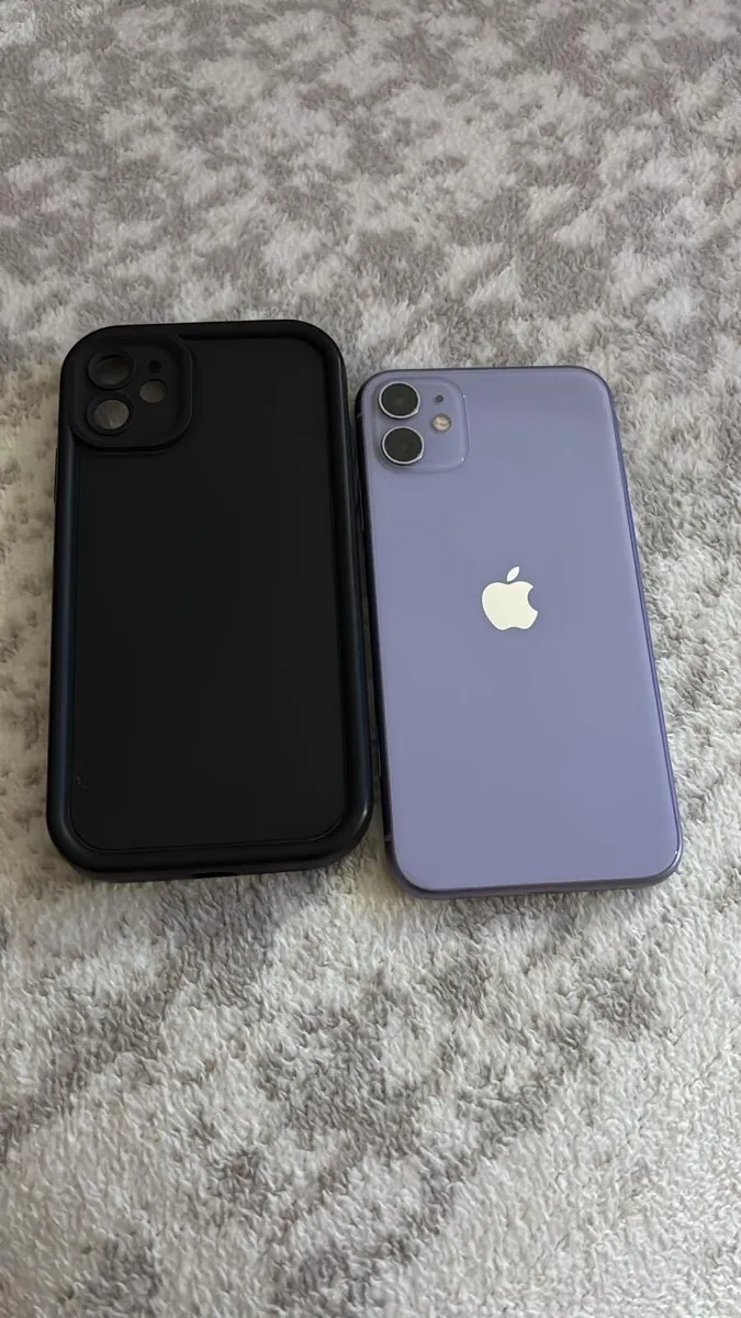 iPhone 11 sim free purple 64GB mint condition - Image 1