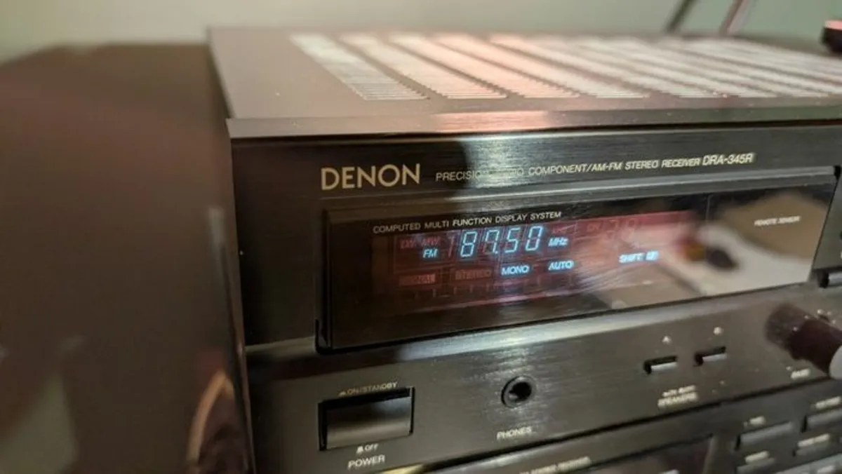 Denon AM/FM Stereo Receiver DRA-345R (1992) - Image 1