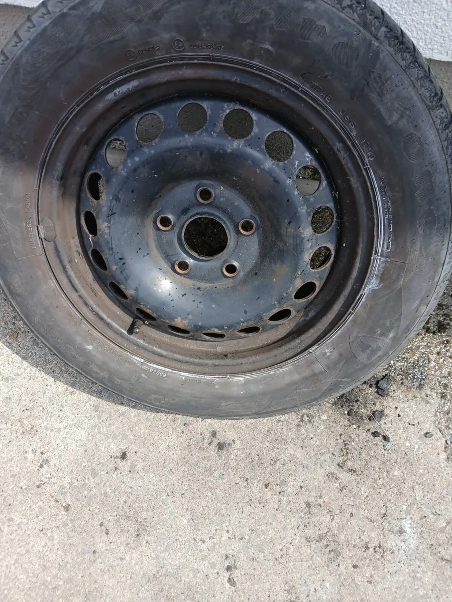 Golf spare wheel  tyre size 195/65R15