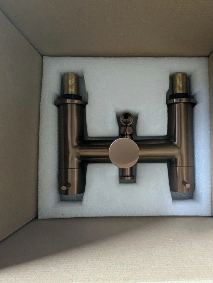 Bath Mixer Tab - Brushed Copper - NEW - Image 2
