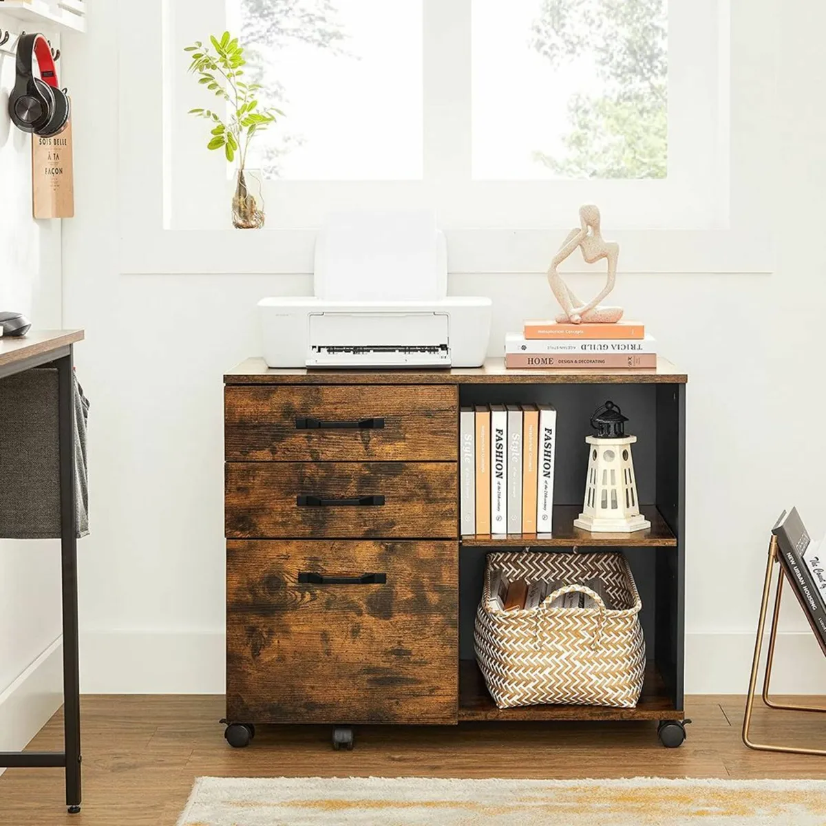New Industrial Style Filing Cabinet - FREE P&P - Image 1