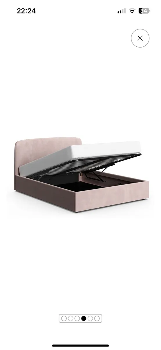 New Never Use - NEXT Double Ottoman Bed - Image 3