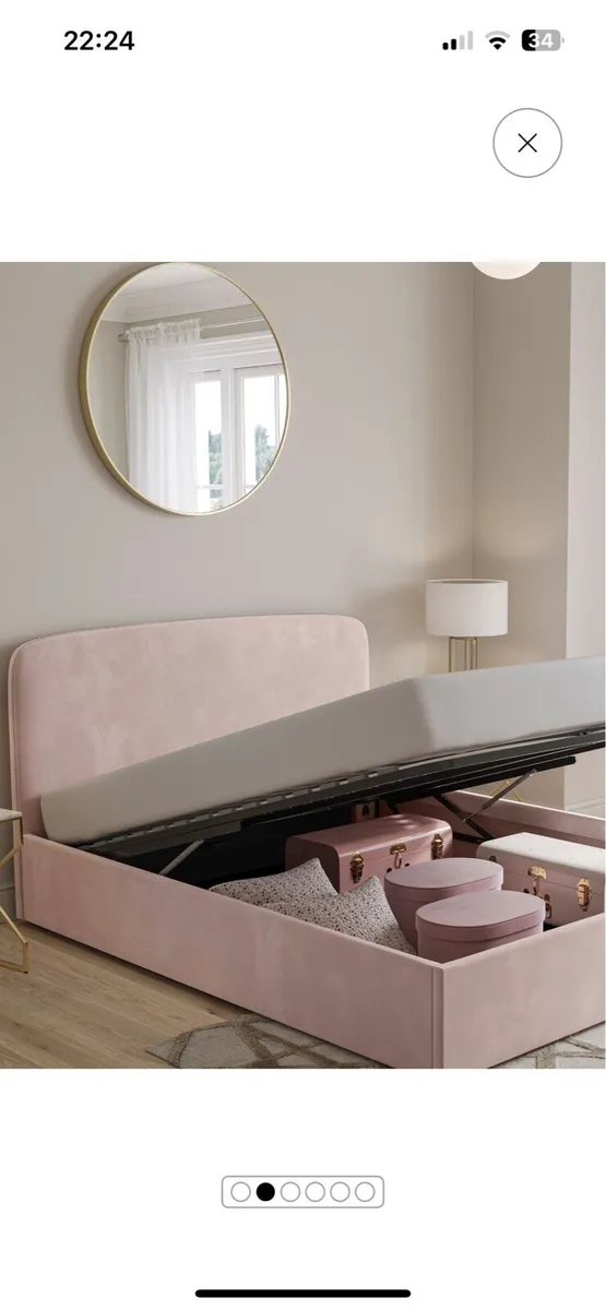 New Never Use - NEXT Double Ottoman Bed - Image 1