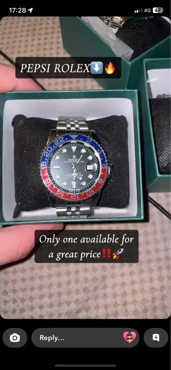 Rolex gmt master Pepsi 1:1 replica