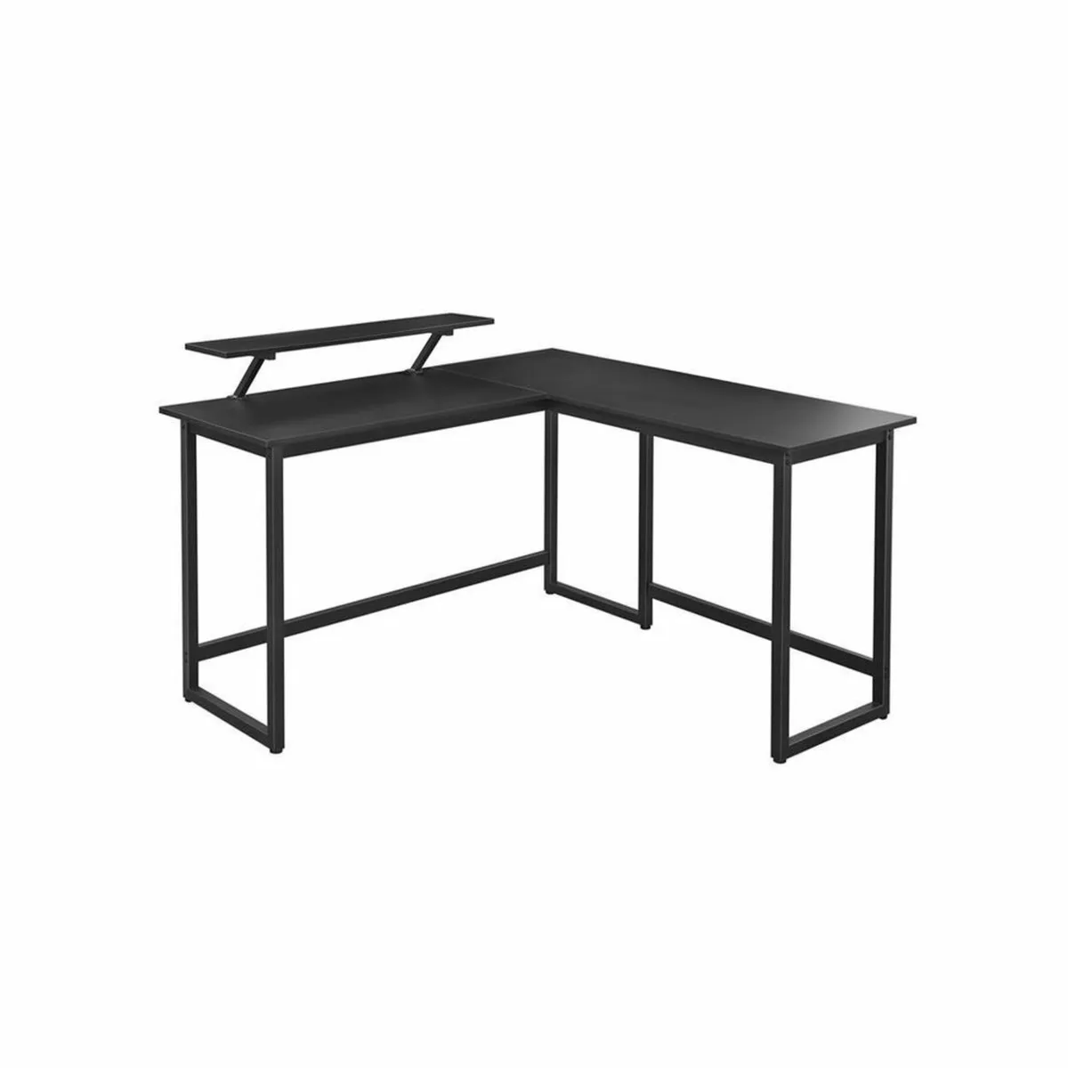 New L-Shaped Computer Desk (Black) - FREE P&P - Image 3