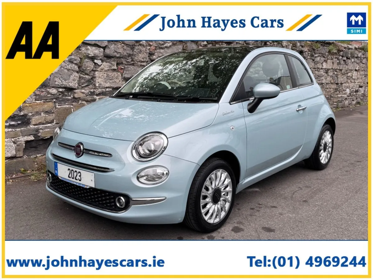 Fiat 500 Dolcevita Mhev//low Mileage//panoramic R - Image 1