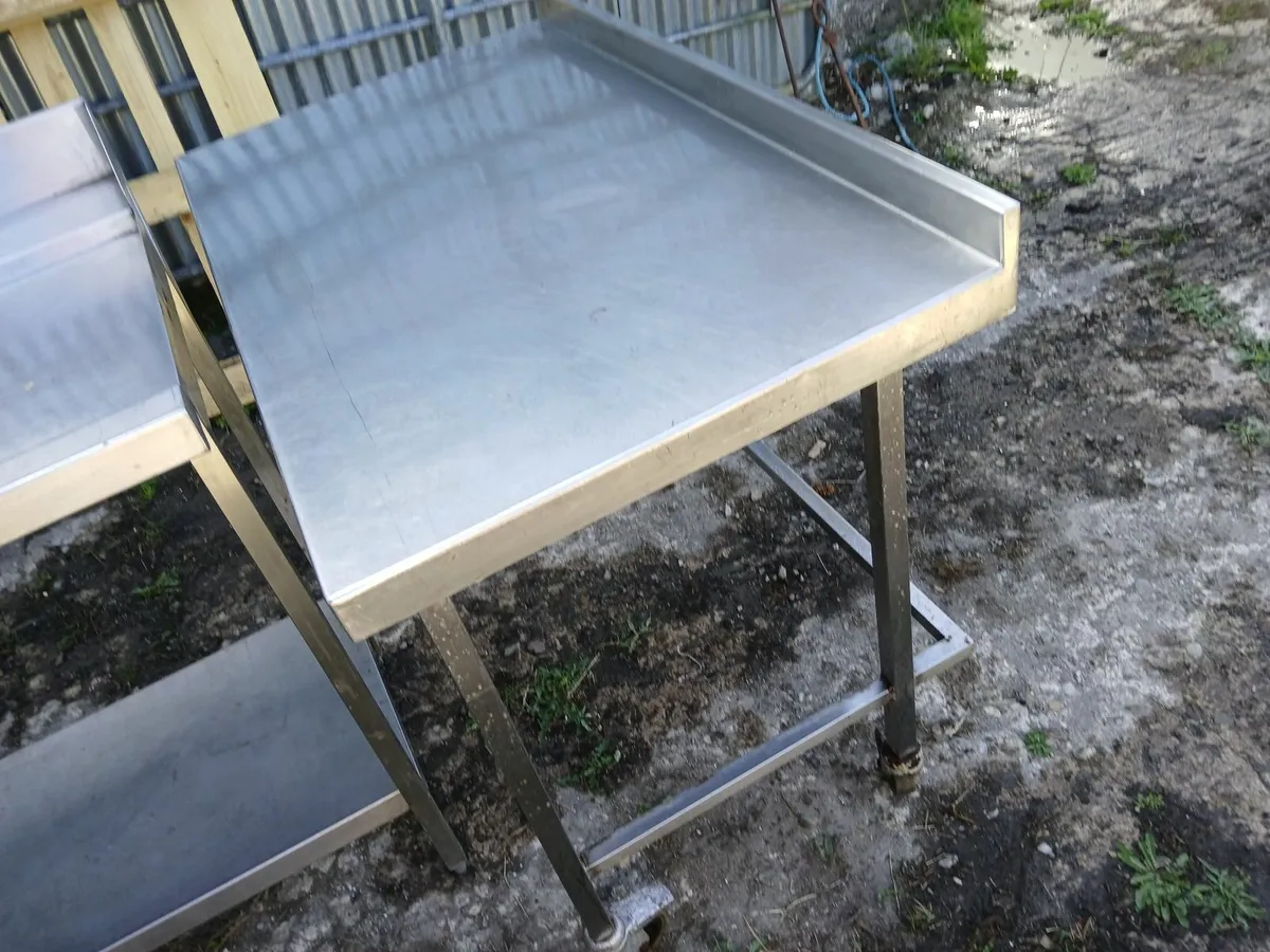 Stainless steel table on wheels ...delivered - Image 2