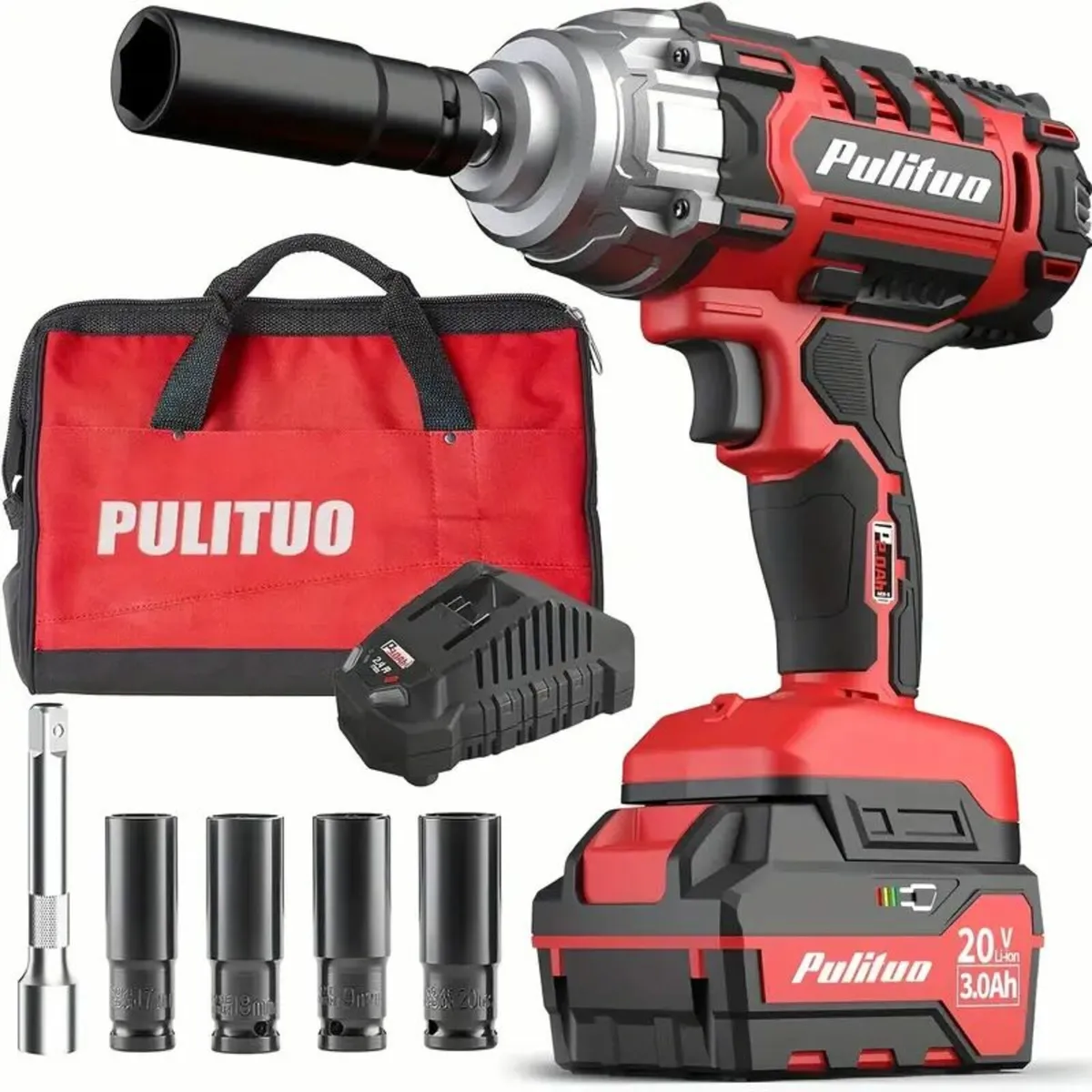 PULITUO 20V Cordless Impact Wrench - Image 1