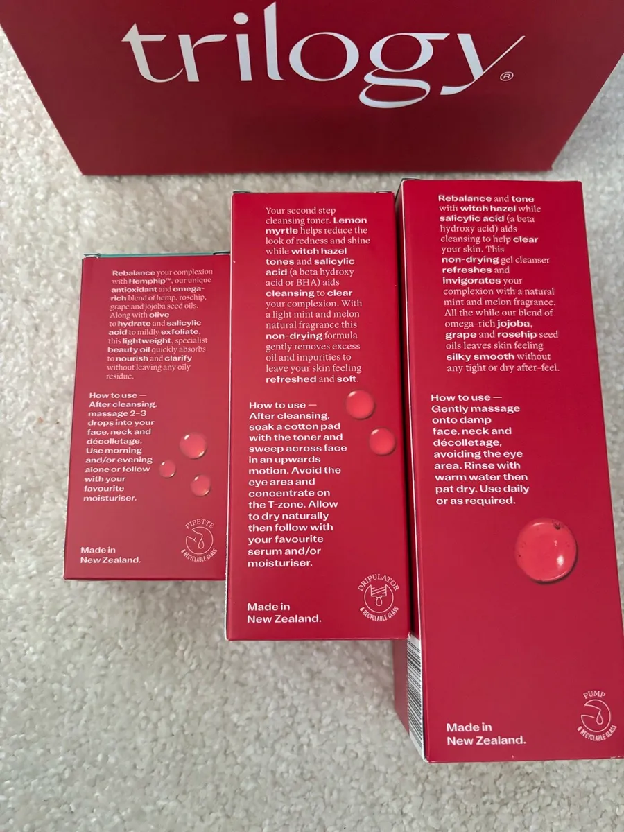 Brand New Trilogy Skincare Products - Image 3