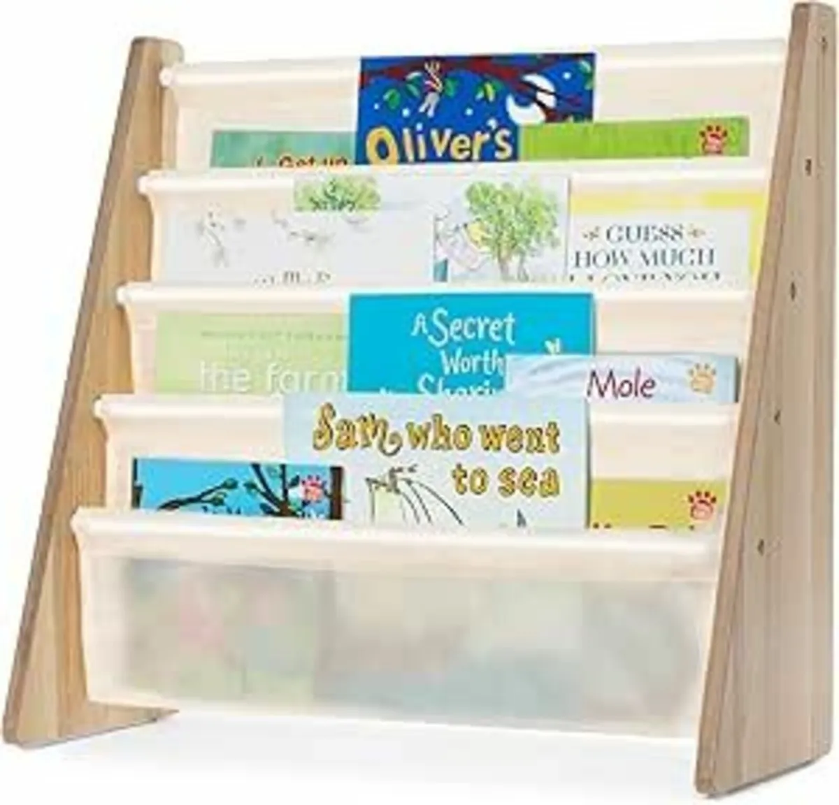 Childrens Colourful Storage Bookshelf bookcase - Image 3