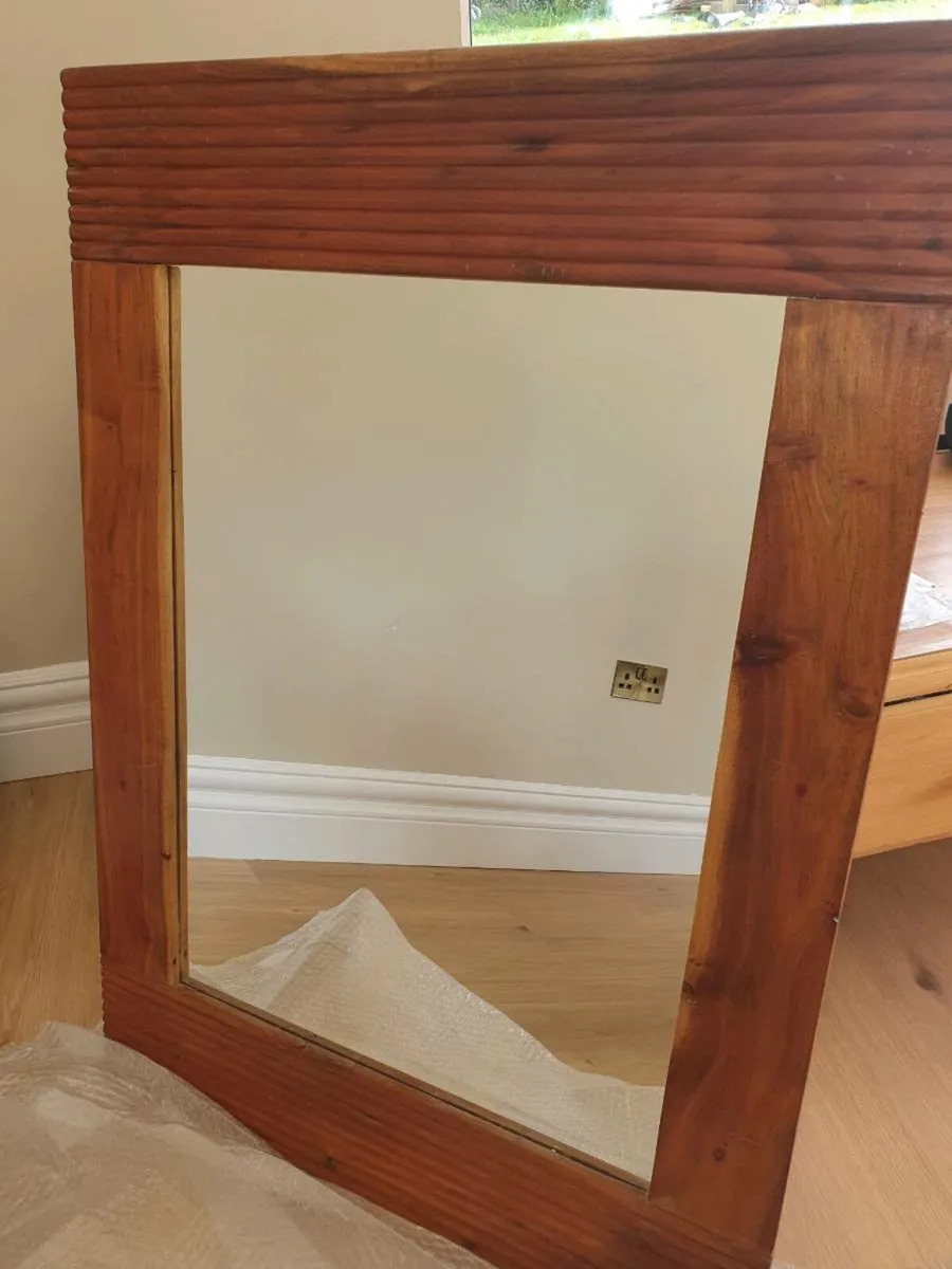 Wooden Mirror - Image 1