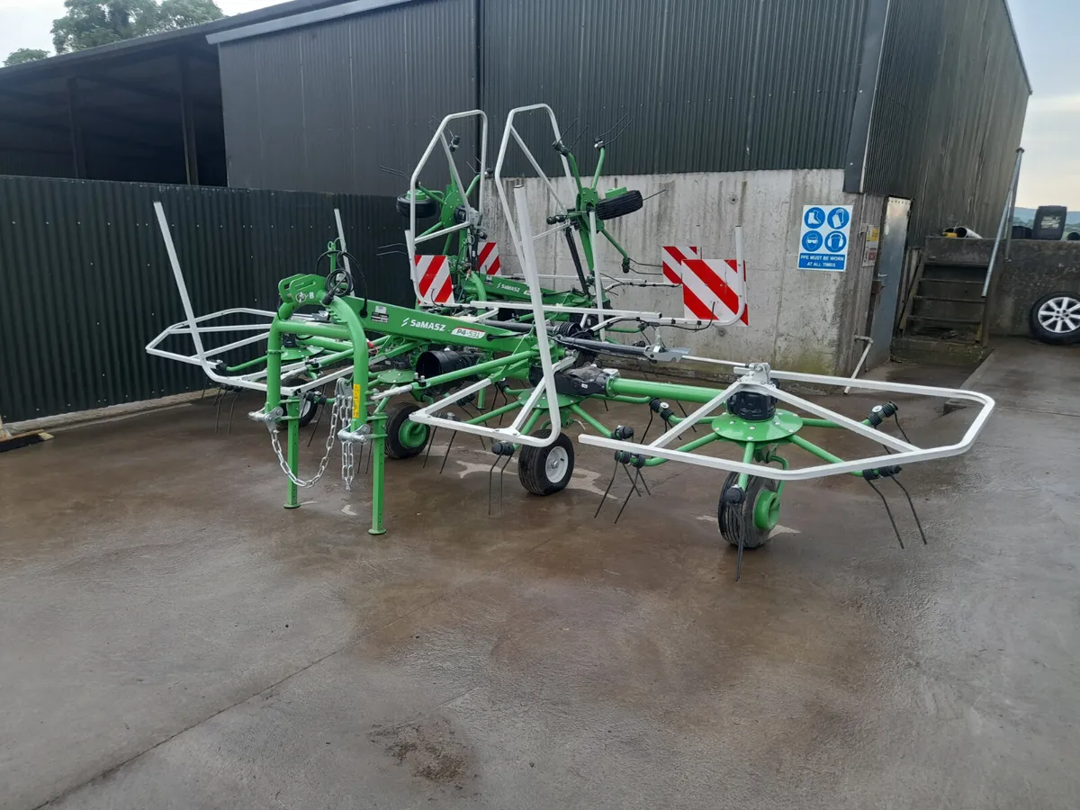 New Samasz 4 rotor tedder,  finance available - Image 1