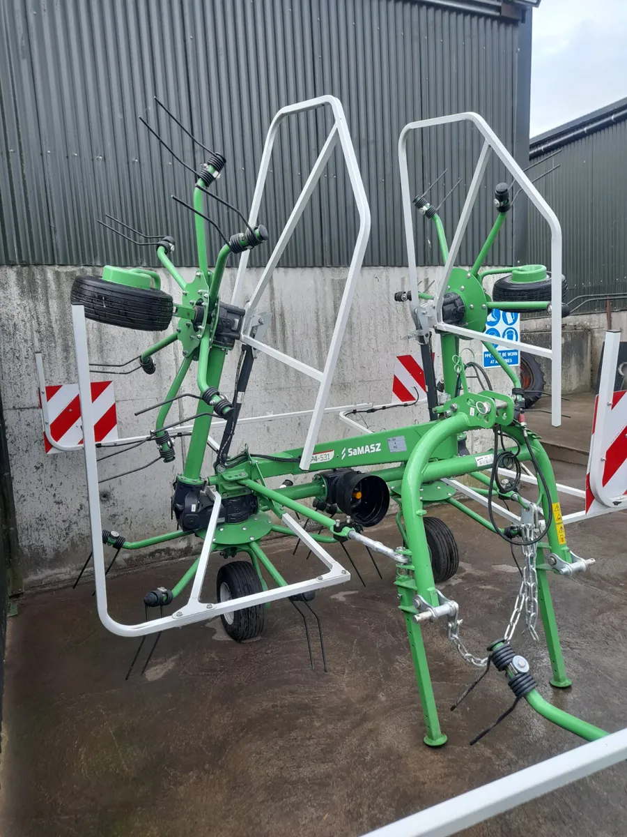New Samasz 4 rotor tedder,  finance available - Image 2