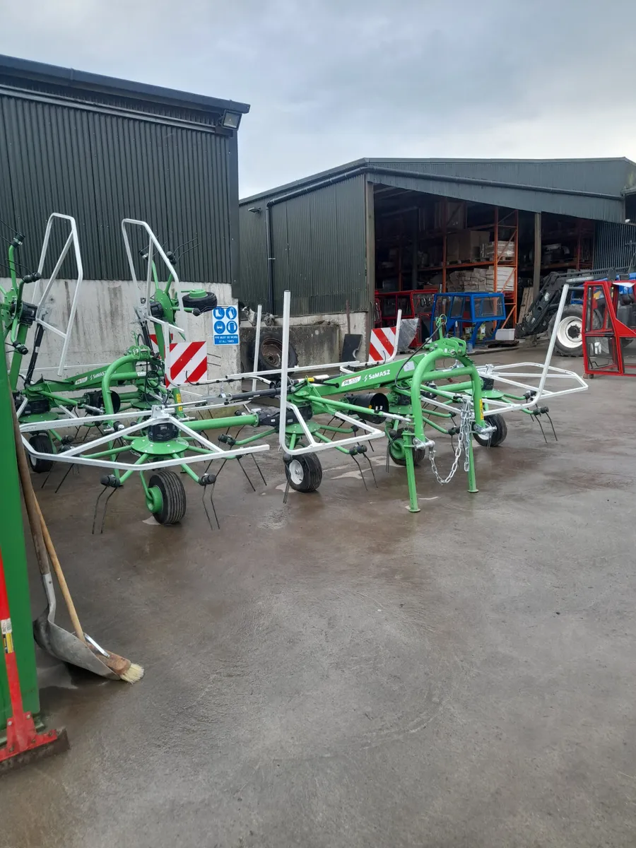 New Samasz 4 rotor tedder,  finance available - Image 3